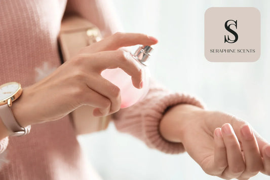 Fresh morning perfumes Singapore - woman applying fragrance on wrist