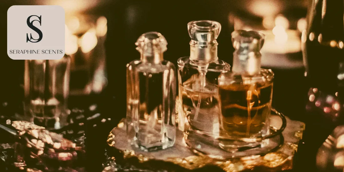 Perfume bottles showcasing the importance of base notes in fragrance longevity.
