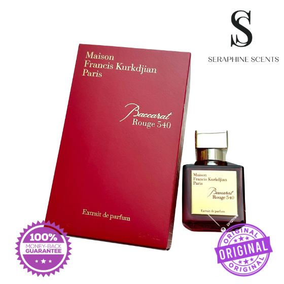 Maison Francis Kurkdjian Baccarat Rouge 540 Extrait EDP 70ml Red – Authentic Fragrance Available in Singapore