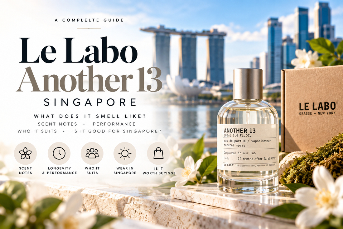 Le Labo Another 13 Singapore perfume guide covering scent notes, longevity, performance and suitability for Singapore weather