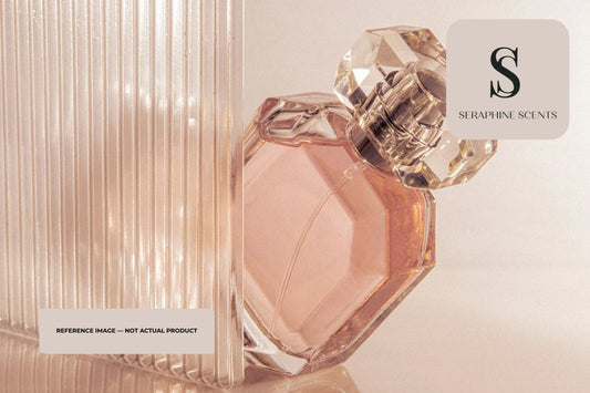 Atelier Cologne Santal Carmin EDP perfume bottle with warm amber tones and elegant luxury background 