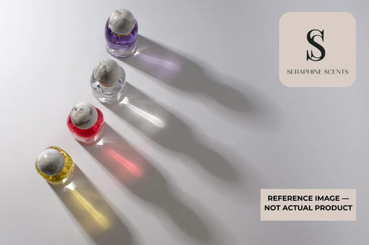 Atelier Versace Jasmin Au Soleil EDP luxury perfume bottles with colored fragrance shadows Seraphine Scents Singapore 