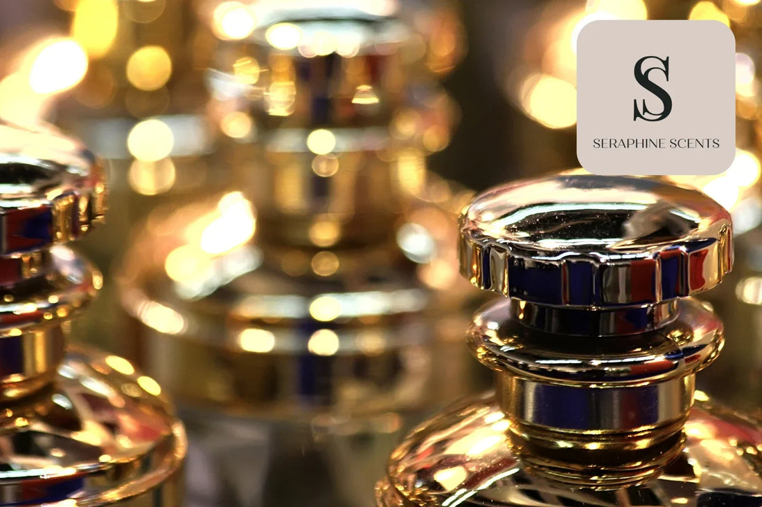 Best fragrance stores Singapore luxury perfume bottles with Seraphine Scents branding