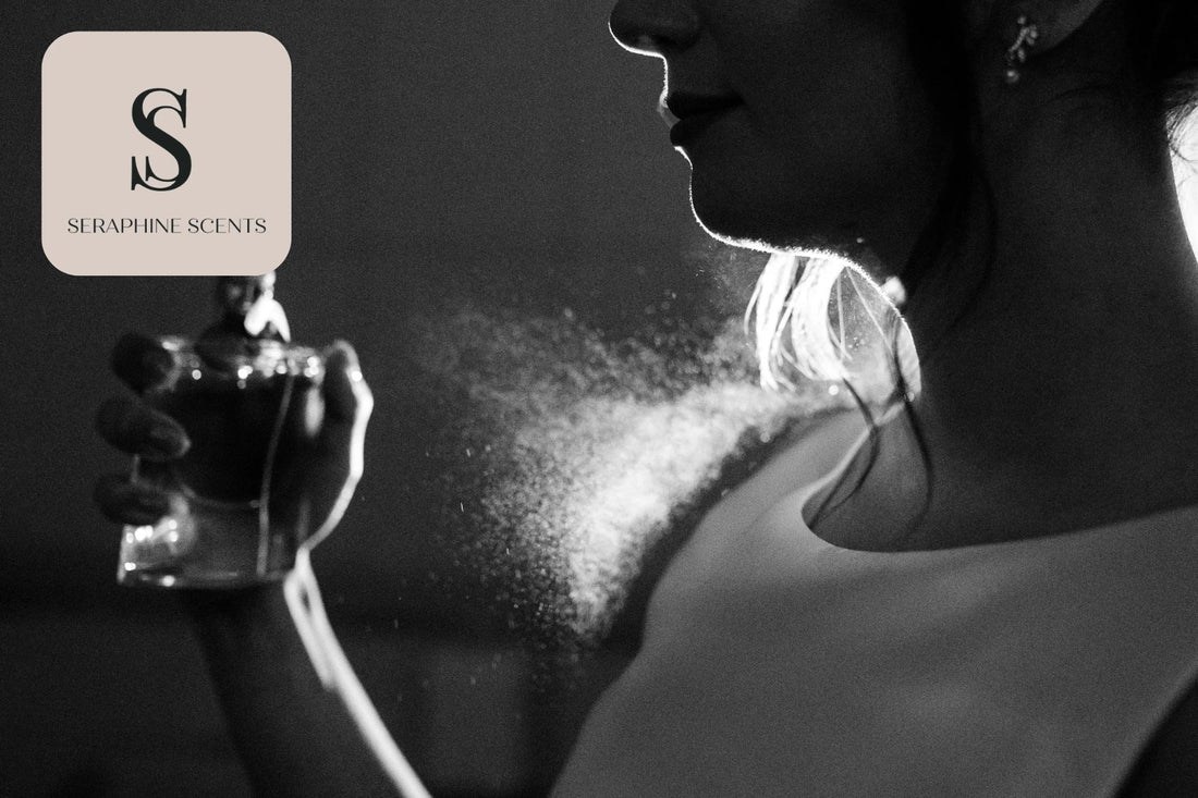 Christian Dior The Cachemire perfume sprayed on skin, showcasing soft luxury fragrance suitable for Singapore climate