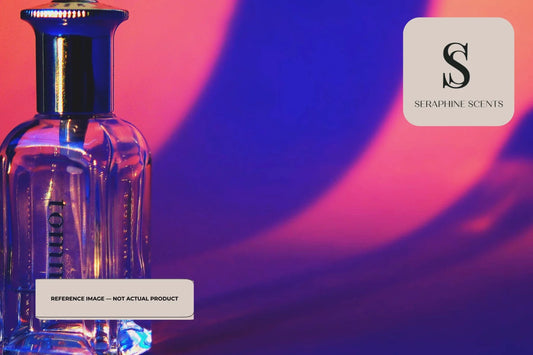 Creed Aventus Cologne perfume bottle luxury fragrance Singapore comparison reference image with vibrant background