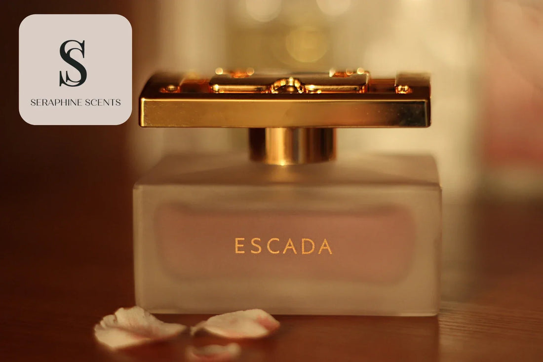 Dior Pure Poison vs Hypnotic Poison Singapore – elegant luxury perfume bottle with gold cap and rose petals | Seraphine Scents 