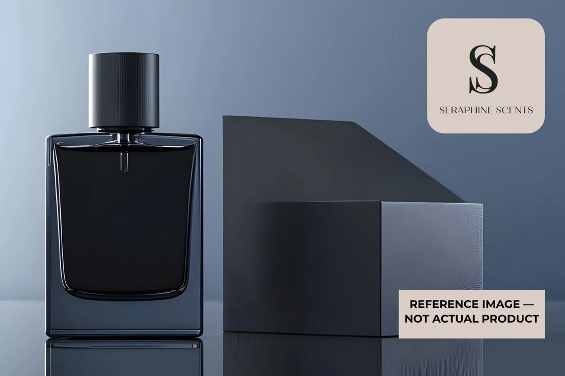 Good Girl Gone Bad By Kilian perfume Singapore luxury fragrance reference image with elegant dark perfume bottle and Seraphine Scents branding