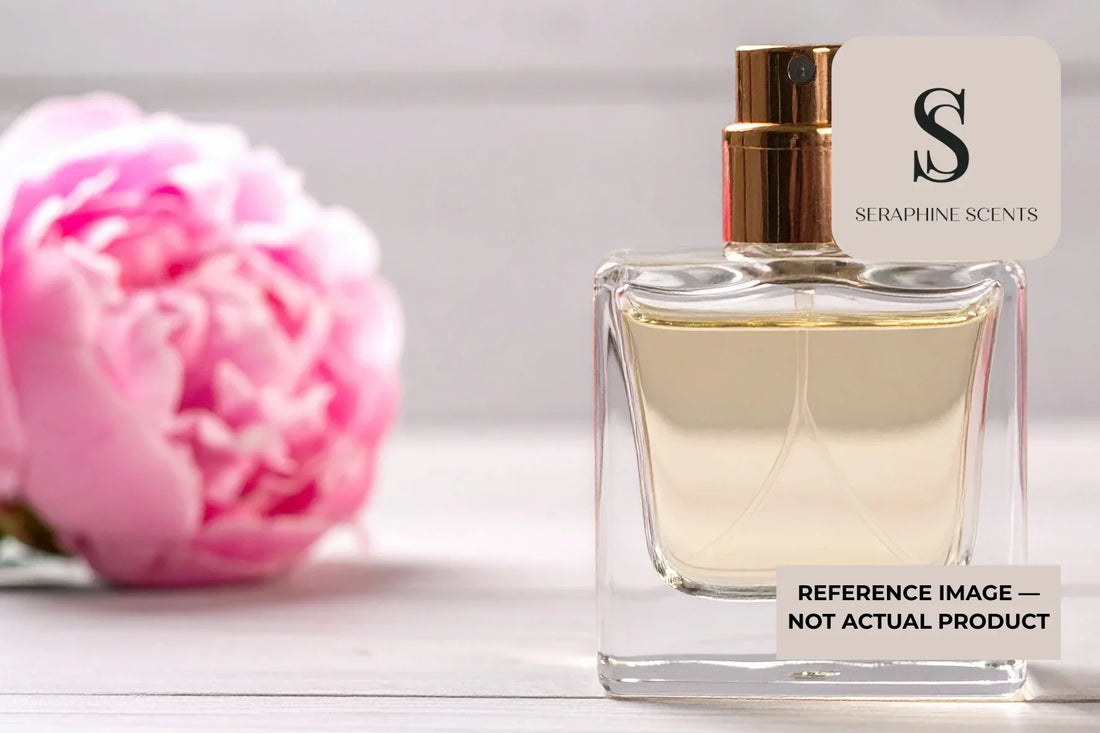Kilian Straight To Heaven White Cristal perfume Singapore luxury fragrance reference image with elegant perfume bottle and Seraphine Scents branding