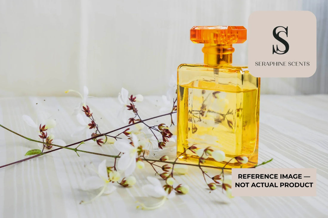 Penhaligons Cousin Flora perfume floral luxury fragrance bottle with white flowers Singapore elegant scent presentation 