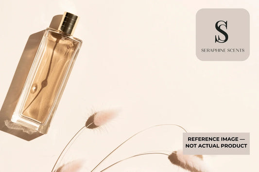 Roses On Ice By Kilian perfume Singapore luxury fragrance reference image with elegant perfume bottle and Seraphine Scents branding