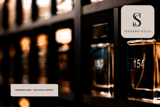 luxury perfume bottles on shelf warm lighting fragrance collection aesthetic Singapore 