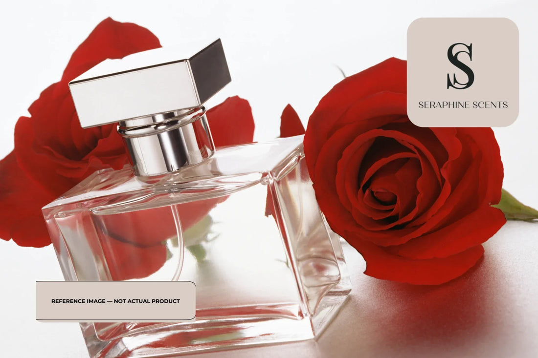 Valentino Notte D’Oro Perfume Singapore luxury fragrance bottle with red roses
