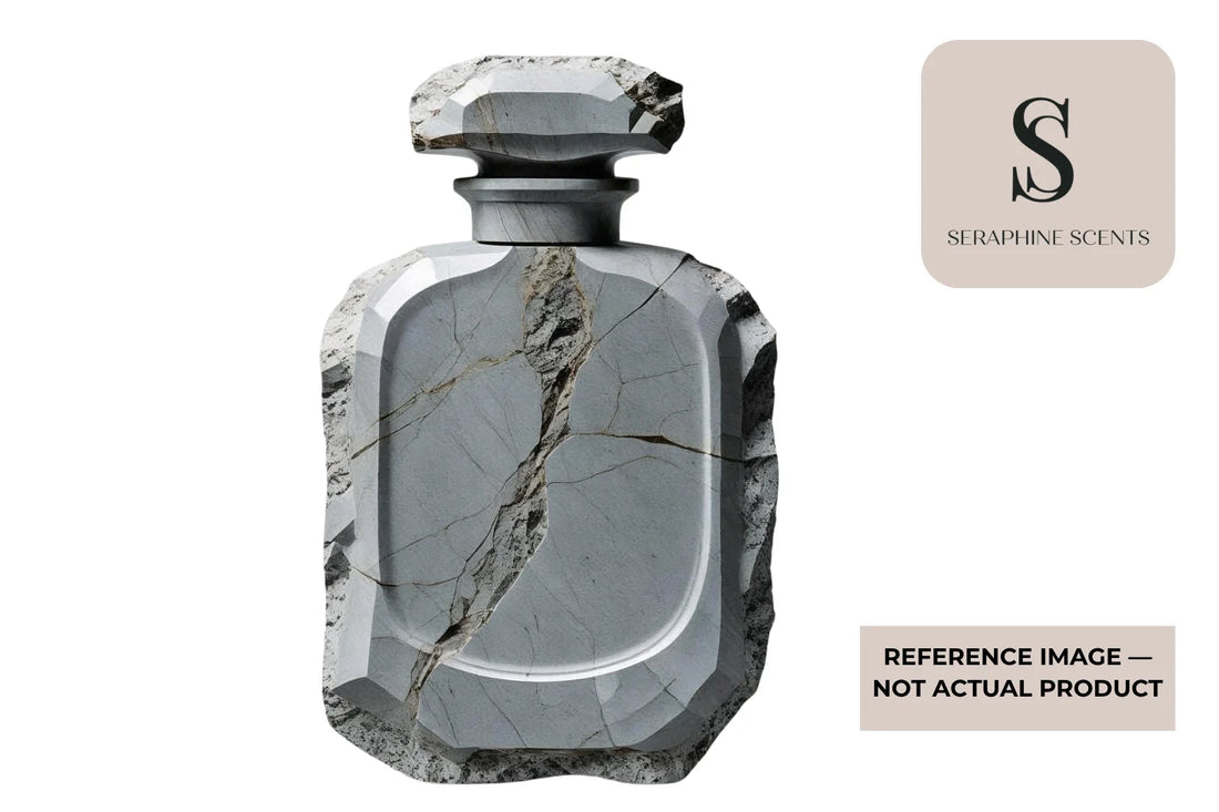 Xerjoff Alexandria II Perfume Singapore reference image featuring an artistic grey stone-inspired luxury perfume bottle on a white background.