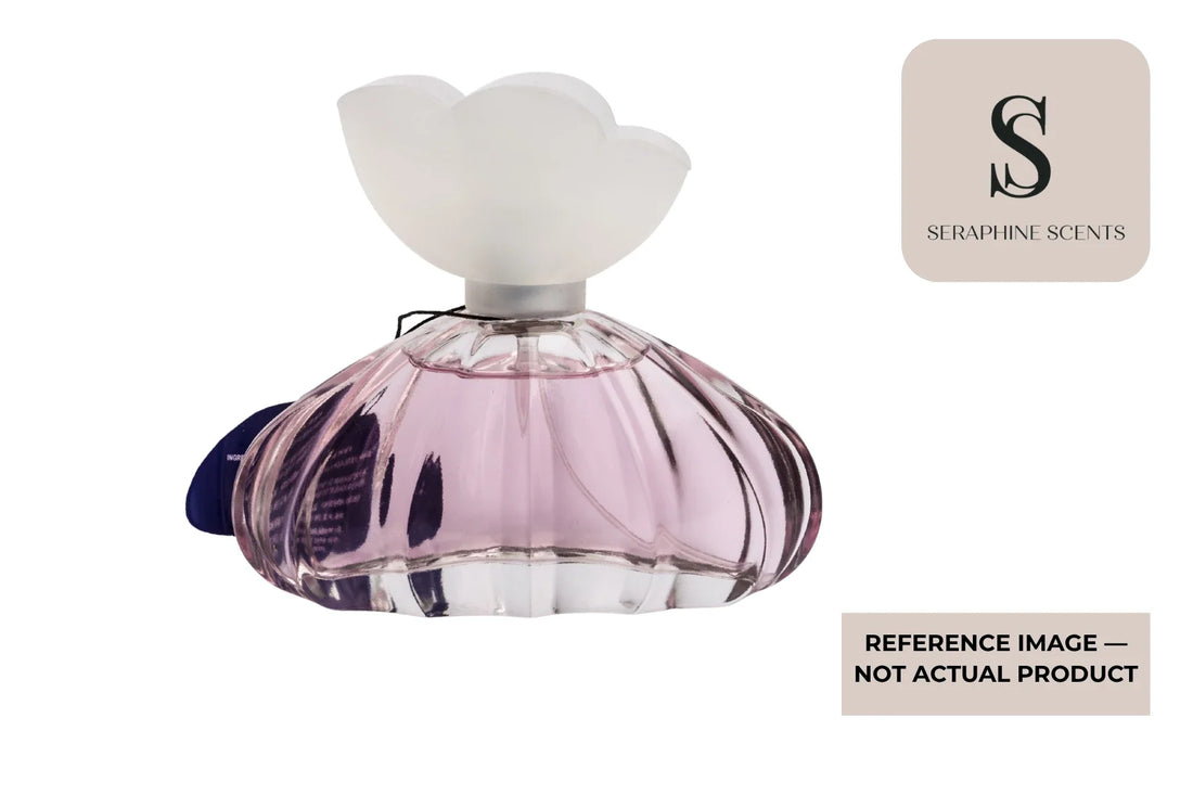Xerjoff Casamorati La Tosca Perfume Singapore reference image featuring an elegant pink fragrance bottle with a sculpted white floral cap on a white background.