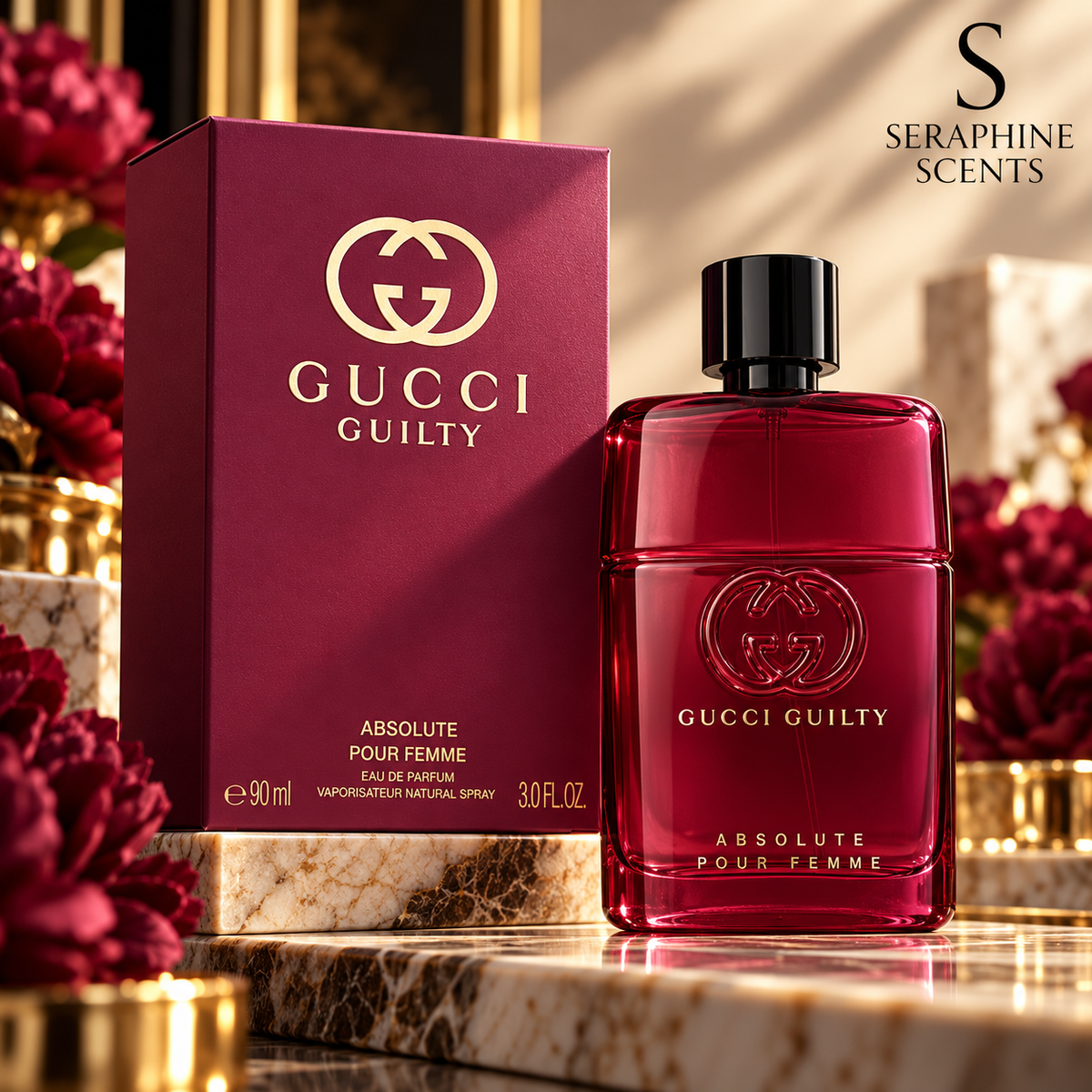 Gucci Guilty Absolute Pour Femme EDP 90ml – Authentic Fragrance Available in Singapore