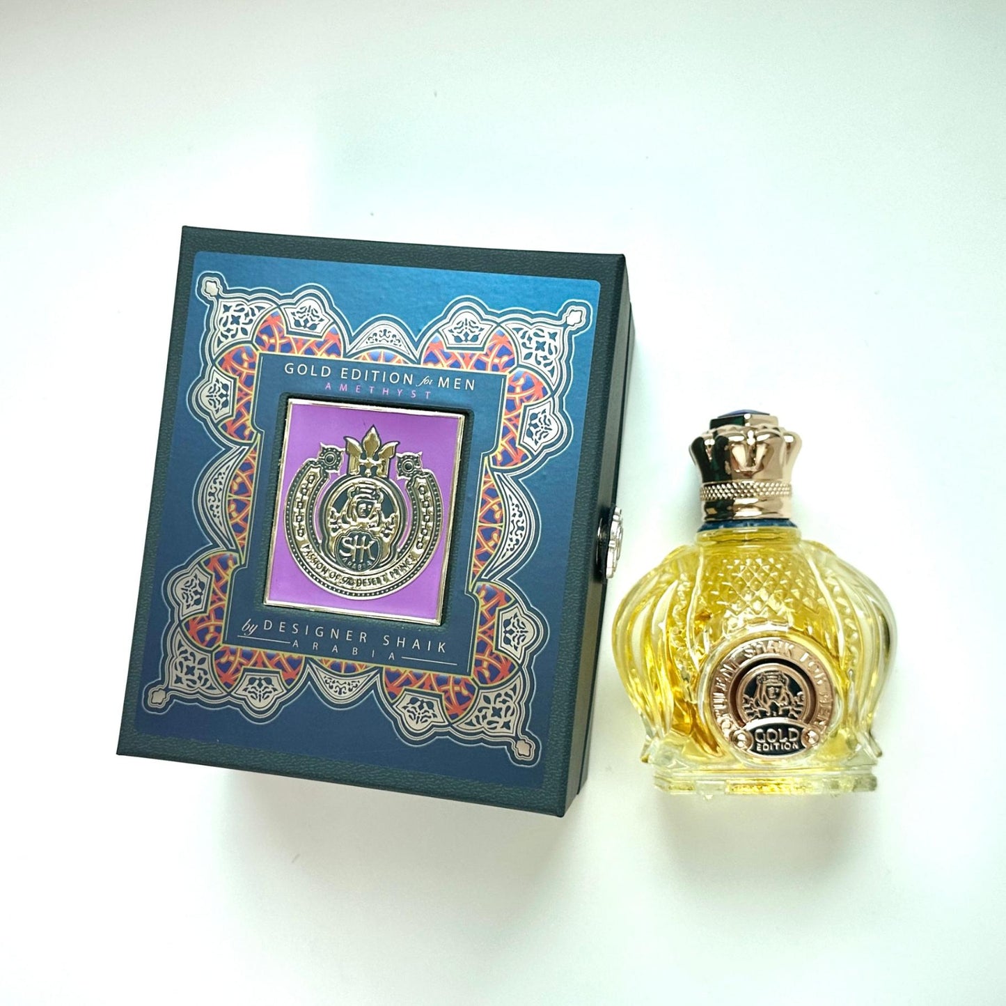 Designer Shaik Gold Edition For Men Amethyst Parfum 100ml – Authentic Fragrance Available in Singapore