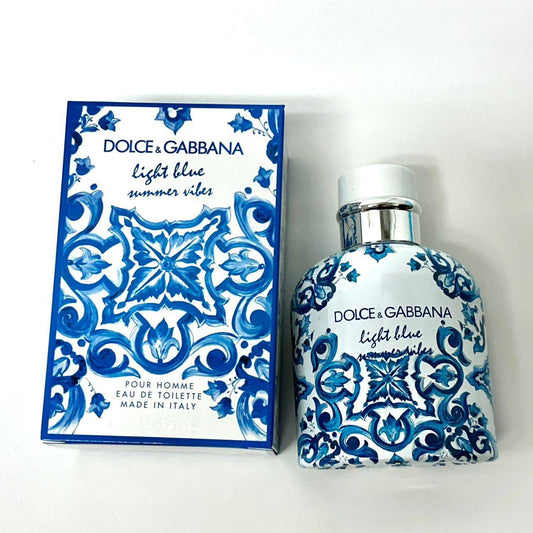 Dolce & Gabbana Light Blue Pour Homme Summer Vibes EDT 125ml – Authentic Fragrance Available in Singapore