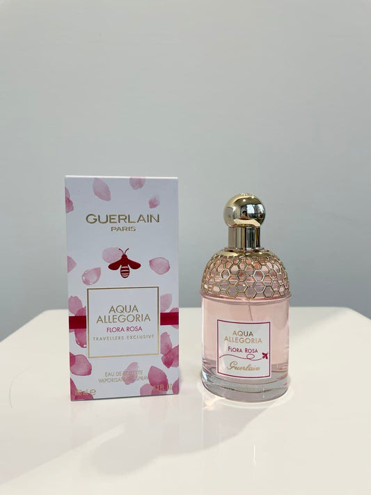 Guerlain Paris Aqua Allegoria Flora Rosa Travellers Exclusive EDT 100ml – Authentic Fragrance Available in Singapore