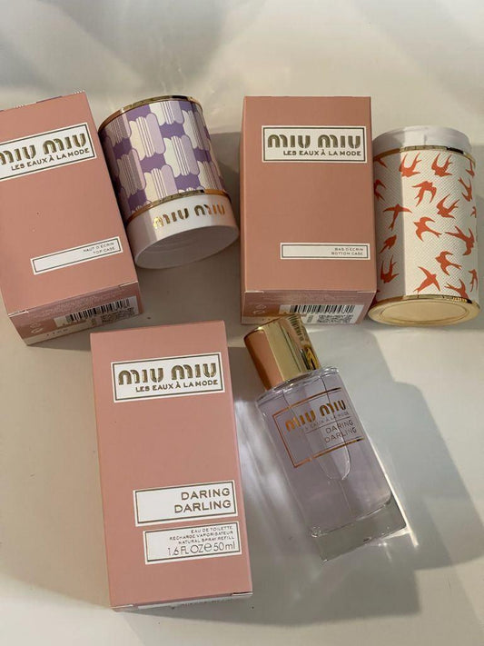 Miu Miu Daring Darling Purple + White EDT 50ml – Authentic Fragrance Available in Singapore